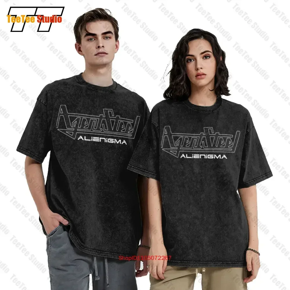 New D T G Vintage Oversized T-Shirt Agent Steel Alienigma Size 6D6N