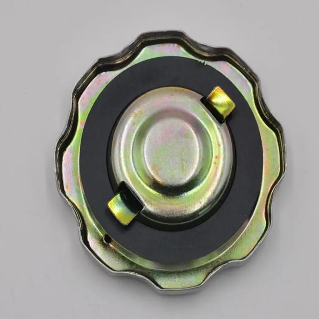 Universal Metal Fuel Tank Cap Chrome Lid Replacement for Petrol Small Engine GX240 GX340 Series