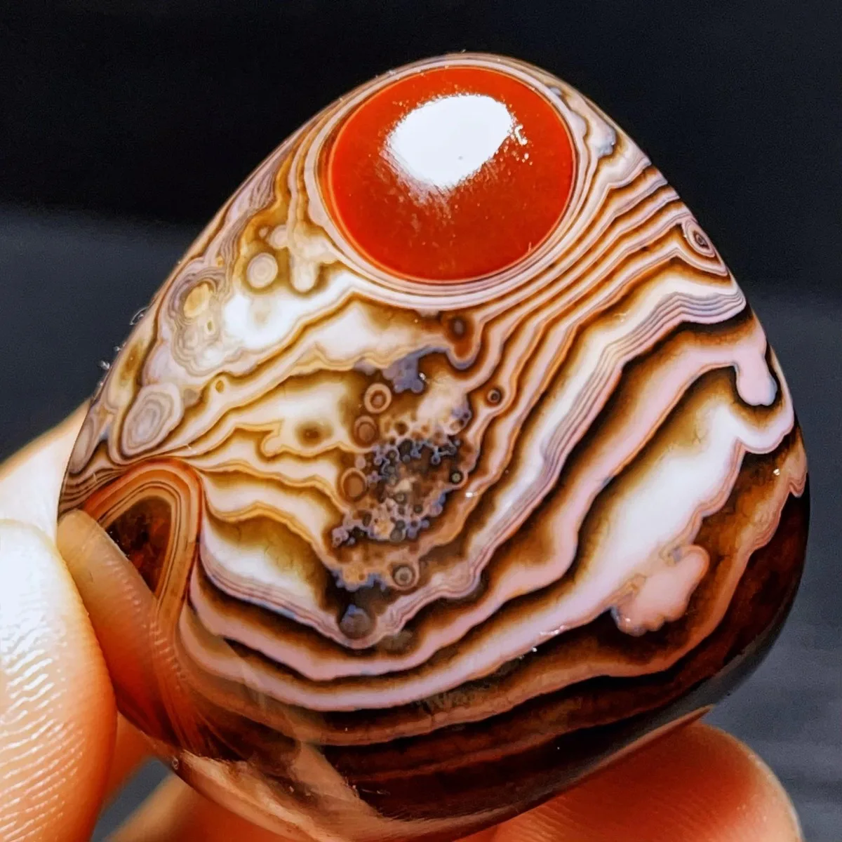 Natural Banded Agate Mountain Gem, Polished Tumbled, Loose Gemstone, Vase Filler, Crystal Collection, Table Display
