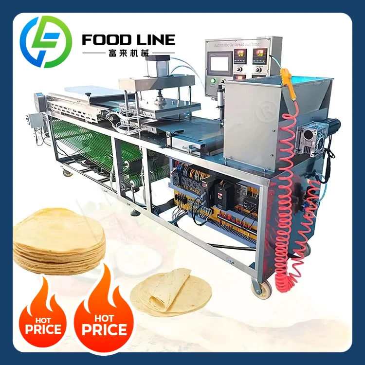 Commercial Automatic Chapati Roti Tortilla Maker Machine Restaurant Grade High Capacity Dough Pressing Equipment Supplier Direct