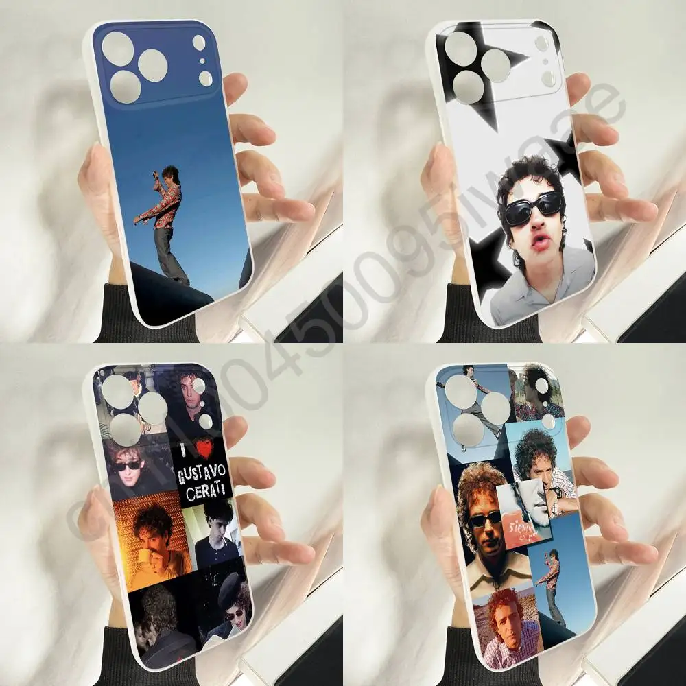 

Singer G-Gustavo Cerati Phone Case For iPhone 11,16,15,14,13,17,12,Plus,E,Air,Mini,Pro,Max Magnetic Magsafe Soft Cover