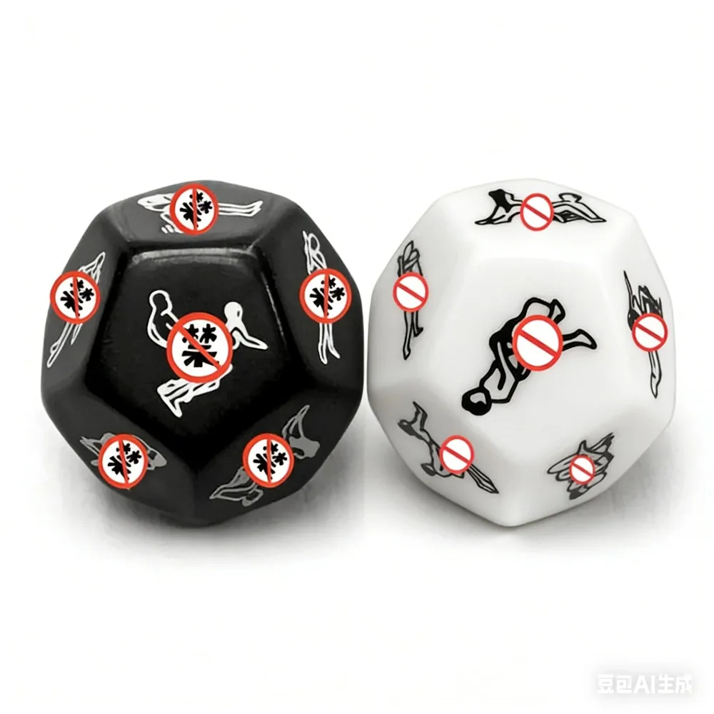 12-Position   Dice for Gay Couples - Romance Humour Party Game,  Gambling Craps  Toy Gift   Toys for Couples