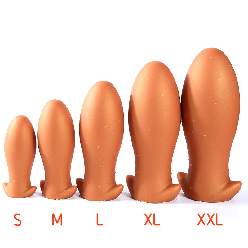 Dragon Eggs Butt Anal Plug Soft Liquid Silicone Material Pussy/Anus Sexual Fisting Dildo Sex Love Toy For Men/Women Masturbation