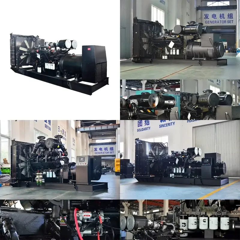 KTA38-G4 1000kw Generator Set 1 1MVA 60Hz Generator Power Electric Generador Groupe Generator with