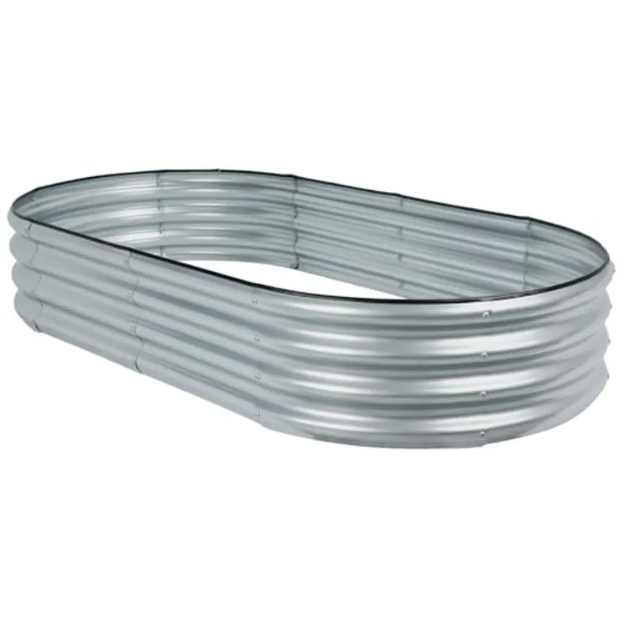 

Galvanized Raised Garden Bed 6x3x1 ft Metal Raised Garden Beds Outdoor Planter Boxes Clearance for Gardening Vegetables Flowers