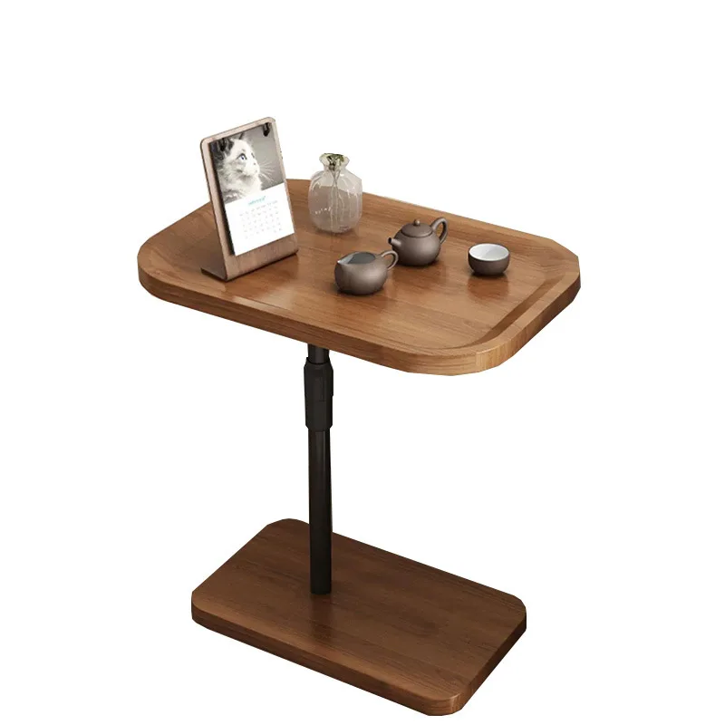 

Sofa side table removable lifting bedside table 2025 new rotating small coffee table bedroom dormitory folding rack