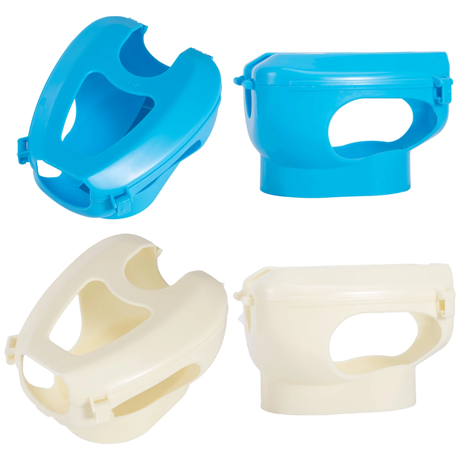 1 قطعة صندوق ثابت حمامة تغذية الطيور Homing حمامة المغذية معدات الطيور البريد آمنة ومريحة البلاستيك الطيور تحديد الرف أداة #6