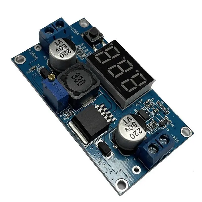 AED7-DC-DC Boost Module Voltage Digital Display LM2577 Boost Circuit Board 3A Output