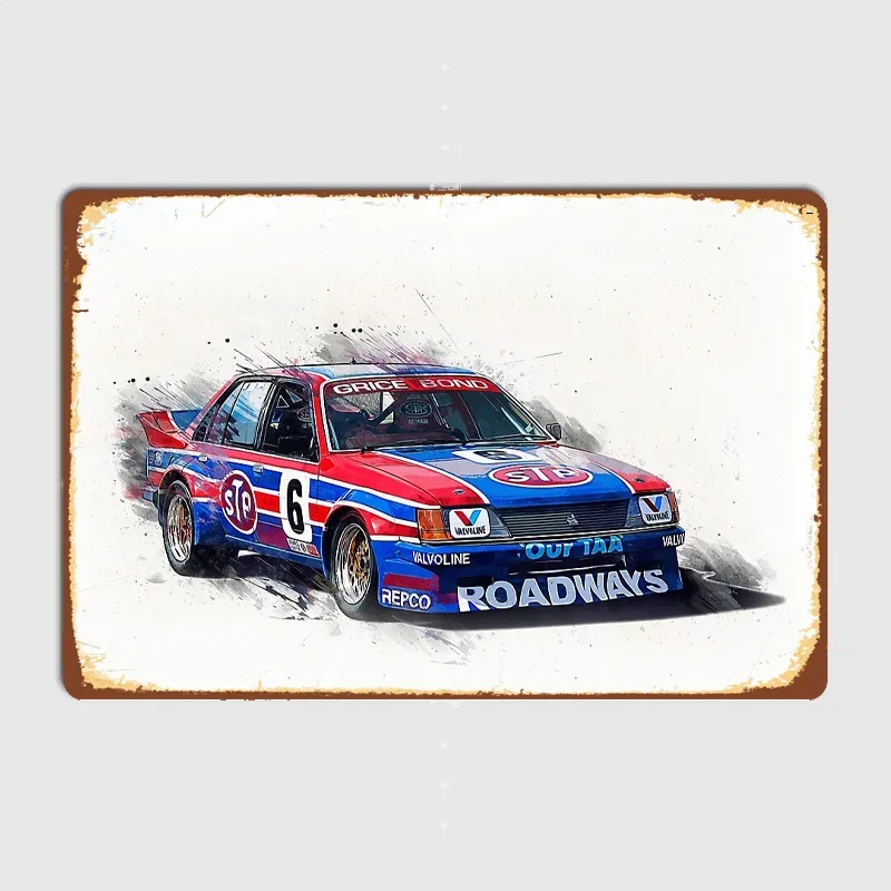 Allan Grice Group C Commodore Poster Metal Sign Posters Bar Bedroom Custom Wall Decorations Room Decoration Interior Home Decor