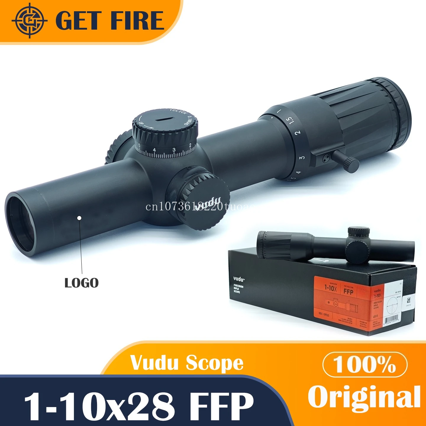 Original  Vudu 1-10x28mm FFP Precision RifleScope   SR1 Illuminated Reticle 30mm Tube Short&Medium Range