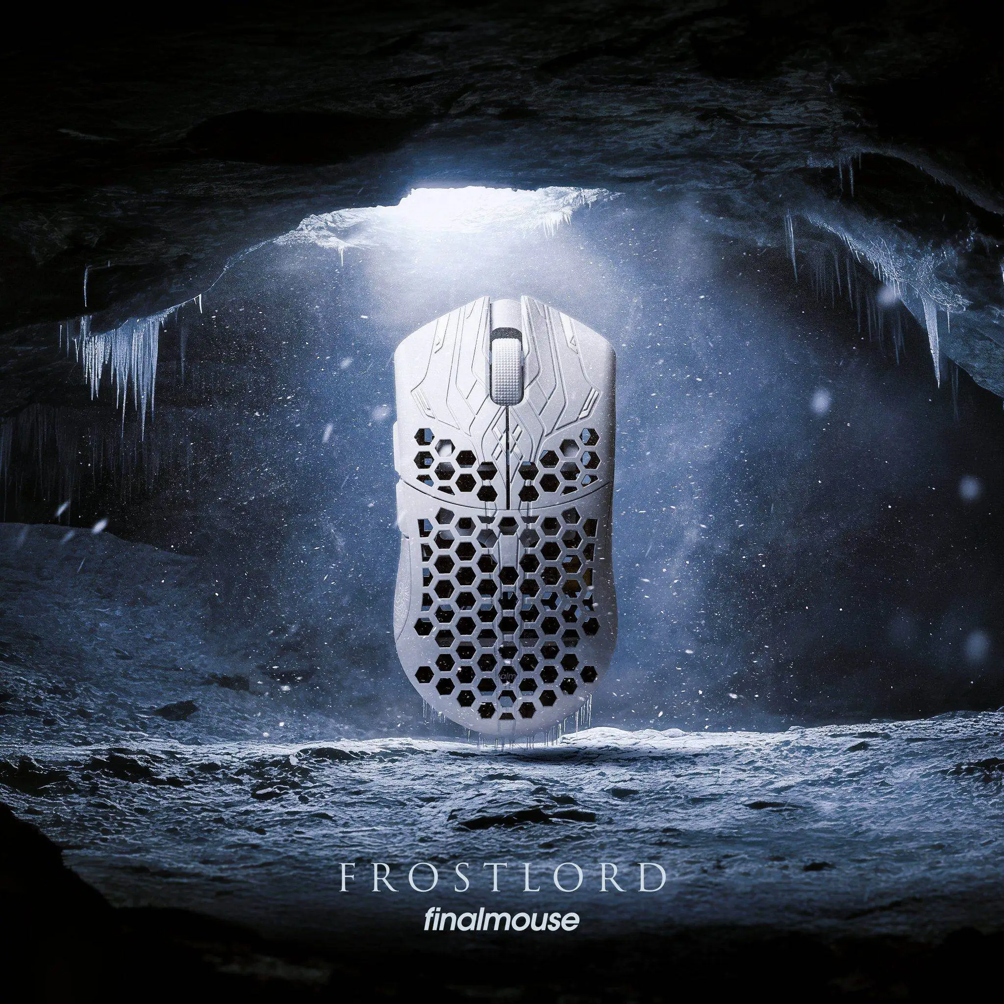 FinalMouse Ulx Pro Frostlord Gaming Mouse Sensor PMW3395 Rotation Rate Is 8000Hz PC Mouse 2.4G Wireless Connection Light Weight