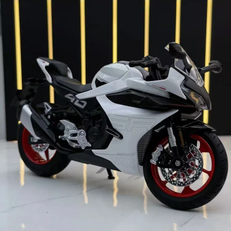 1:12 CFMOTO 450SR Spring Breeze  Motorcycle Model Simulation  Light and  Sound Toy Model Children's Birthday Gift