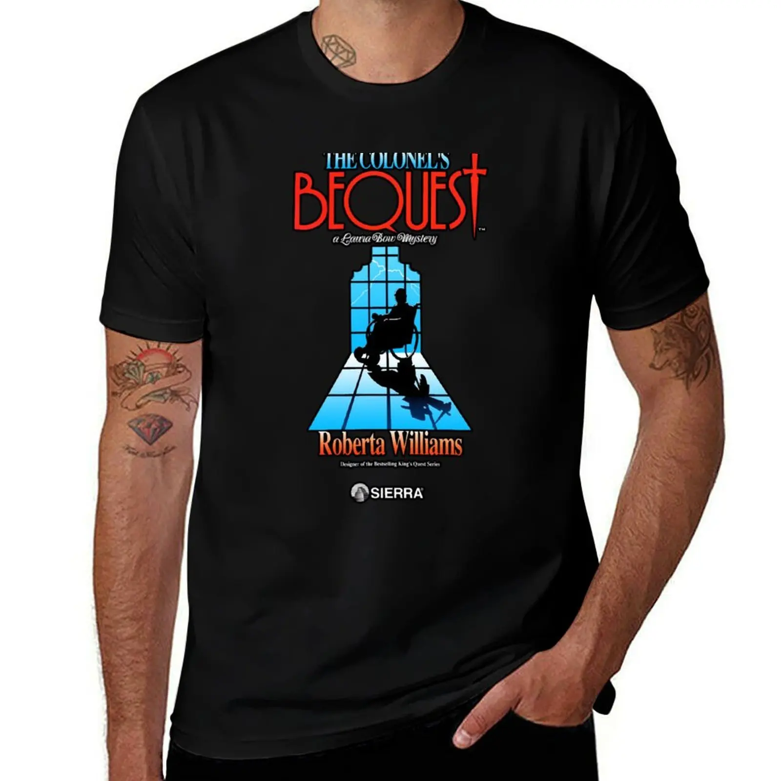Laura Bow (Colonel's) Colonels Bequest Sierra fan print - HD T-Shirt Sporty Breathable Short Sleeve T-Shirt