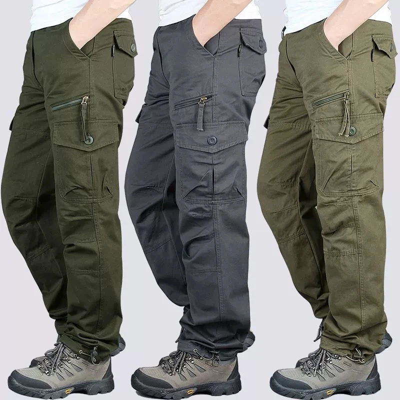 

Men's Tactical Trousers Large Size Loose Casual Pants Running Overalls Men's Sweatpants Sports Hiking Outdoor Clothes Work Pants