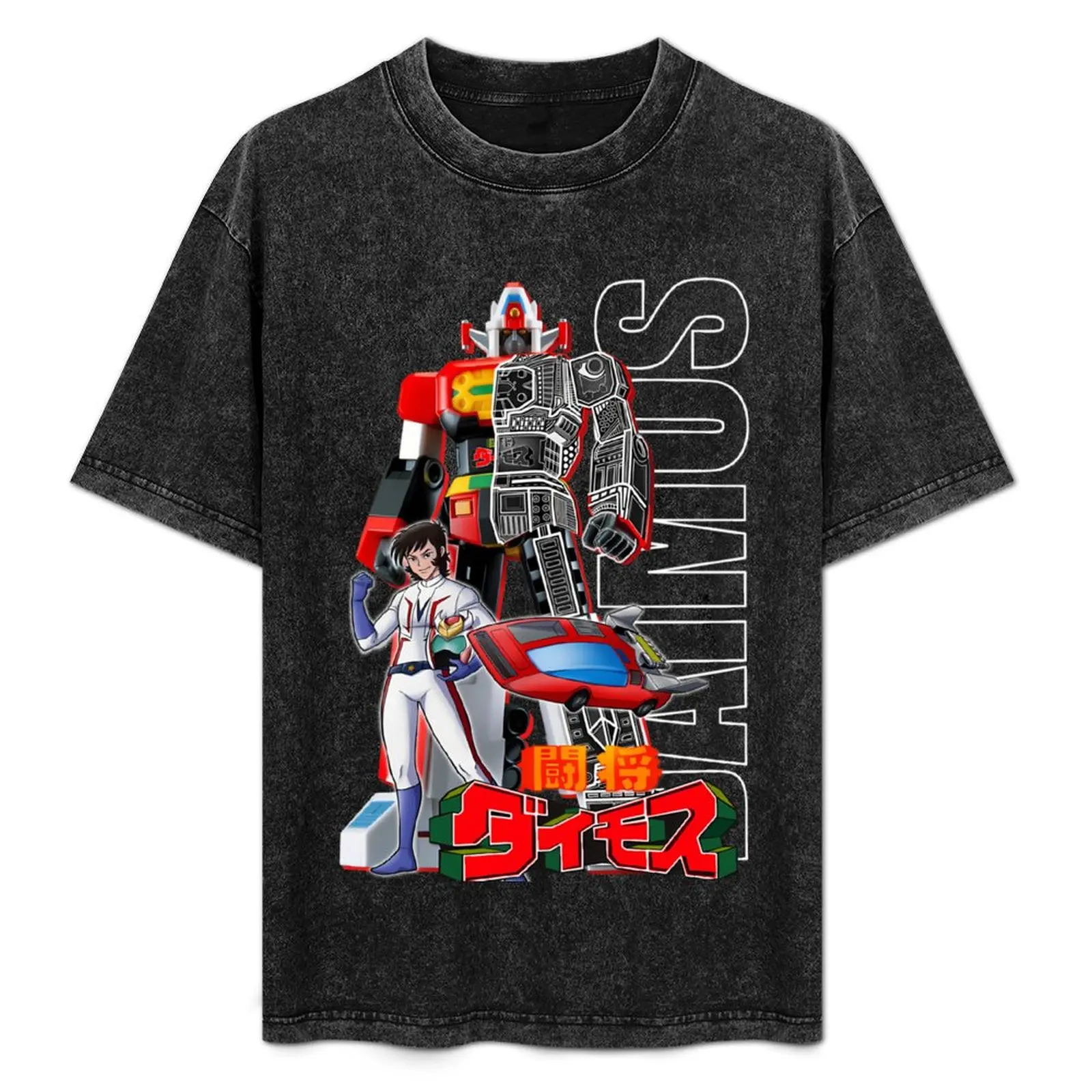 

Daimos Robo Karate T-Shirt Fashion Letter Print T-Shirt