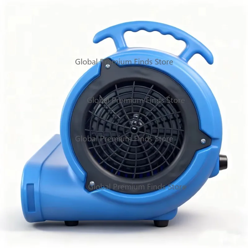 Powerful 2-Speed 1/2HP Air Mover Floor Fan ETL Certified Carpet Dryer for Restoration Cleaning Drying