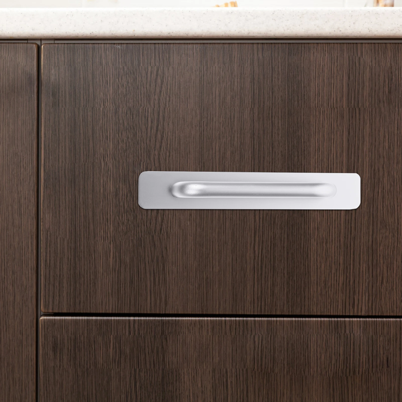 

2 Pcs Door and Window Handle Drawer Pulls Handles Cabinet Kitchen for Cupboards Aluminum Alloy Push-pull