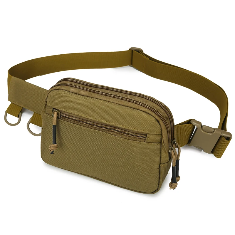 Tactical Men Waist Pack Nylon Hiking Pouch Outdoor Sports Running Chest Bag Hunting Climbing Camping Belt Bag