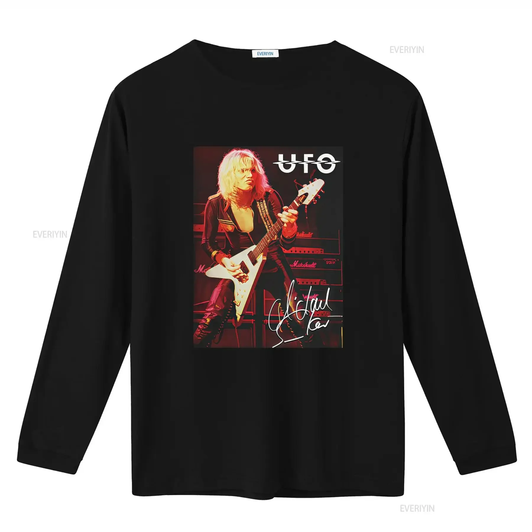 New Rare Michael Schenker UFO Rock Band Live Performance Guitarist Tribute T Shirt for Family Men Size S 2XL vintage Washed