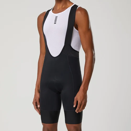 Imagen 2 del producto UNCYC, pantalones cortos con pechera para Ciclismo para hombre, verano, 8 horas, almohadilla para paseo, medias negras para bicicleta, Ropa de Ciclismo MTB, pantalones para bicicleta que absorben la humedad