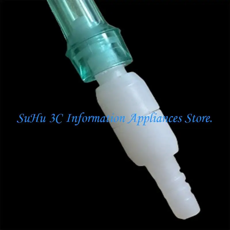 10Pcs Oxygen Tubing Joints ABS Oxygen Tubing Rotating Adapters For Lab
