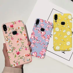 For Samsung M01S Case Silicone Soft TPU Phone Cover For Samsung Galaxy M01S Cover Flowers Coque For Samsung SM-M017F Back Cover