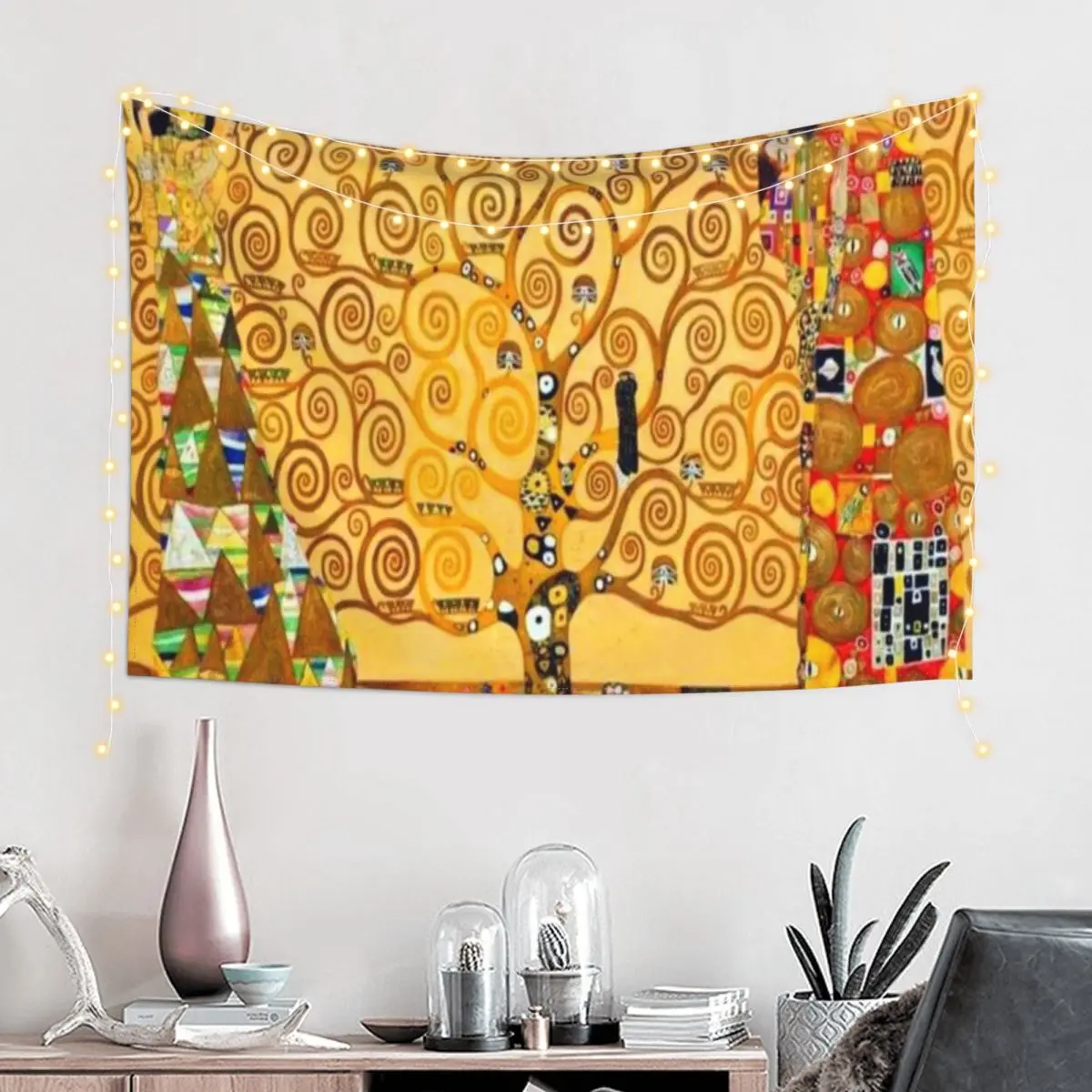 

Gustav Klimt - tree of life Tapestry Bedroom Decorations Decoration For Home Living Room Decoration Tapestry