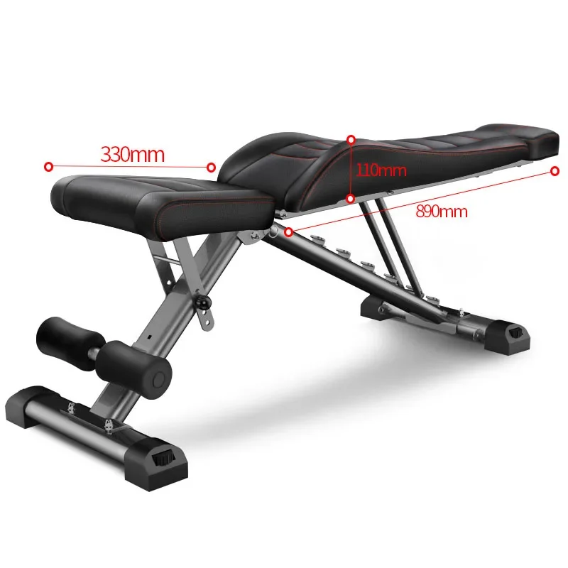 

Foldable Bird Chair Bench Press Bench Home Multifunctional Abdominal Muscle Board Dumbbell Bench Sit-ups Fitness Equipment SJ