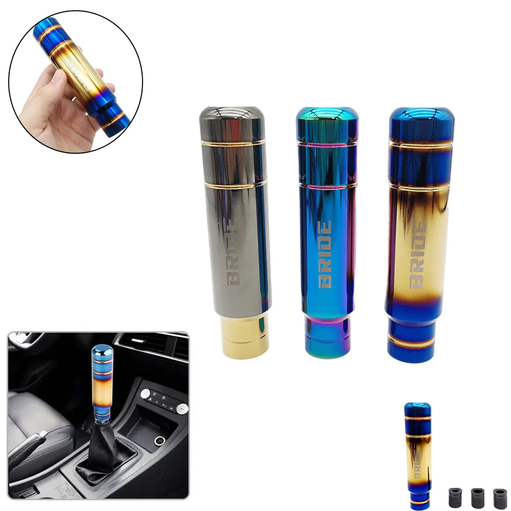 

13CM JDM BRIDE Burnt Style Gear Shift Knob Stick Manual Transmission Gearstick Lever Shifter Knob Car Interior Accessories