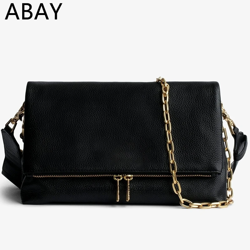 Women Leather Chain Ladie Bandolera Mujer Fashion Casual New Women Crossbody Bag Messenger Shoulder Bags for Zadigant Wings