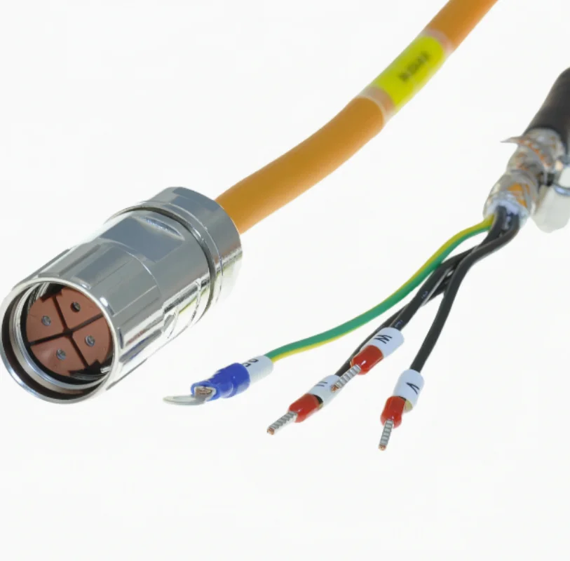 

V90 servo cable power coding line 6FX3002-5CL02 2CT20 BLK CK01 DB20 3 meters