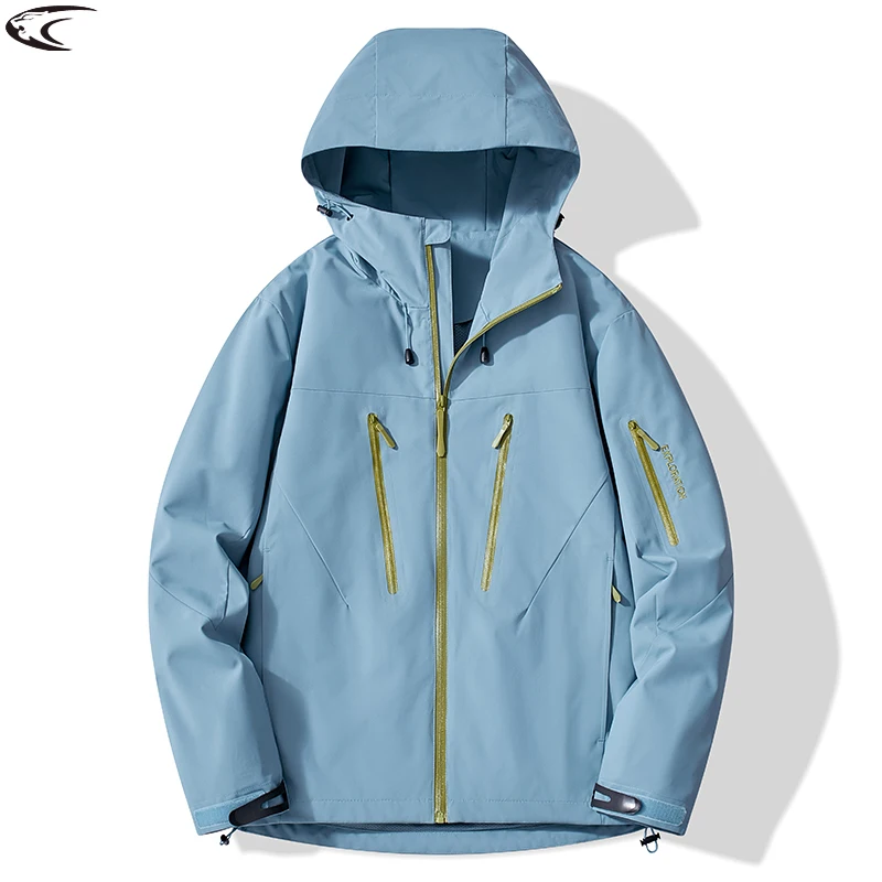 

LNGXO Men's Women's Waterproof Windbreaker Outdoor Sport Windproof Rain Coat Unisex Hiking Camping Climbing Trekking Jacket