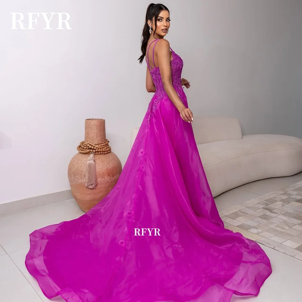 

RFYR Applique Evening Dress A Line Prom Dress Sweetheart Princess Party Dress فساتين مناسبة رسمي Customized