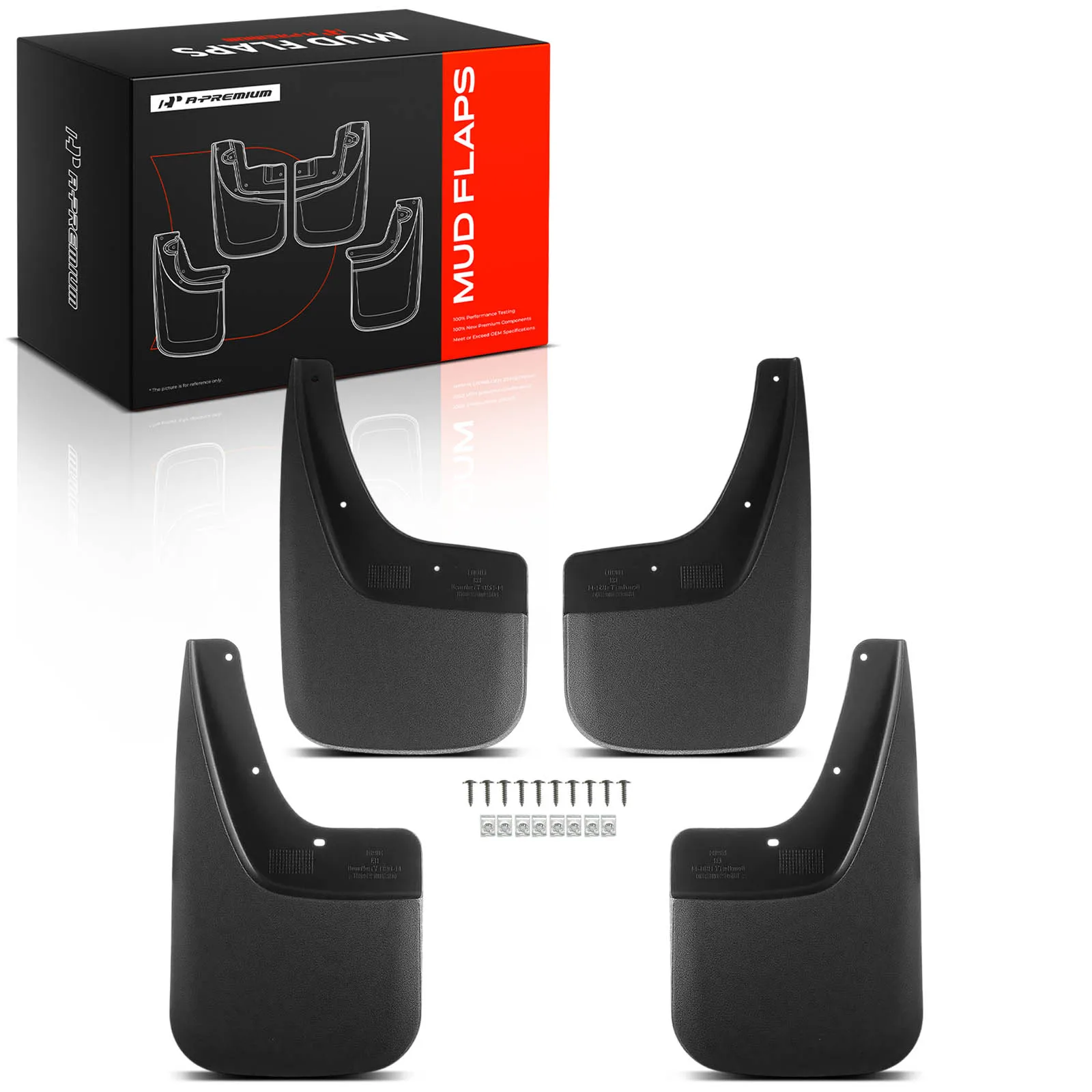 A-Premium 4Pcs Front & Rear Mud Fla Splash Guards for GMC Sierra 1500 14-18 Sierra 2500 HD Sierra 3500 HD 15-18