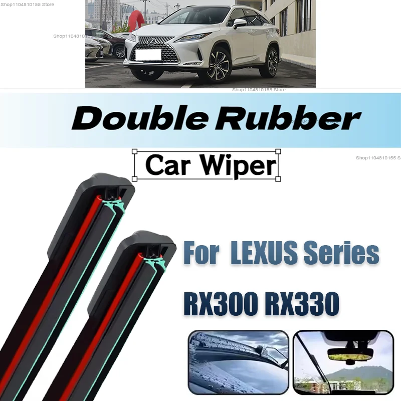 

Car Windshield Windscreen Front Rear Wiper Blade Rubber Accessories For LEXUS RX series RX300 RX330 RX350 RX400H 26" 22" 14"