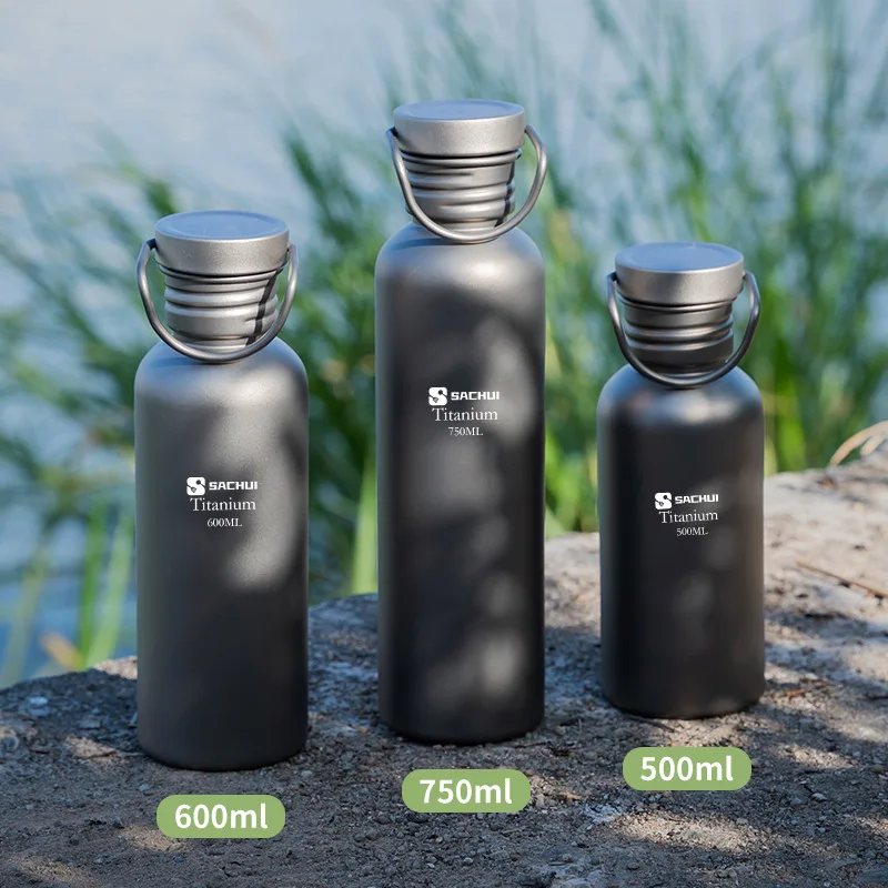 Titanium Outdoor Sport Water Bottle Camping Hiking Picnic Climbing Running Cycling Single Layer Lightweight Drinking Bottle - view 6