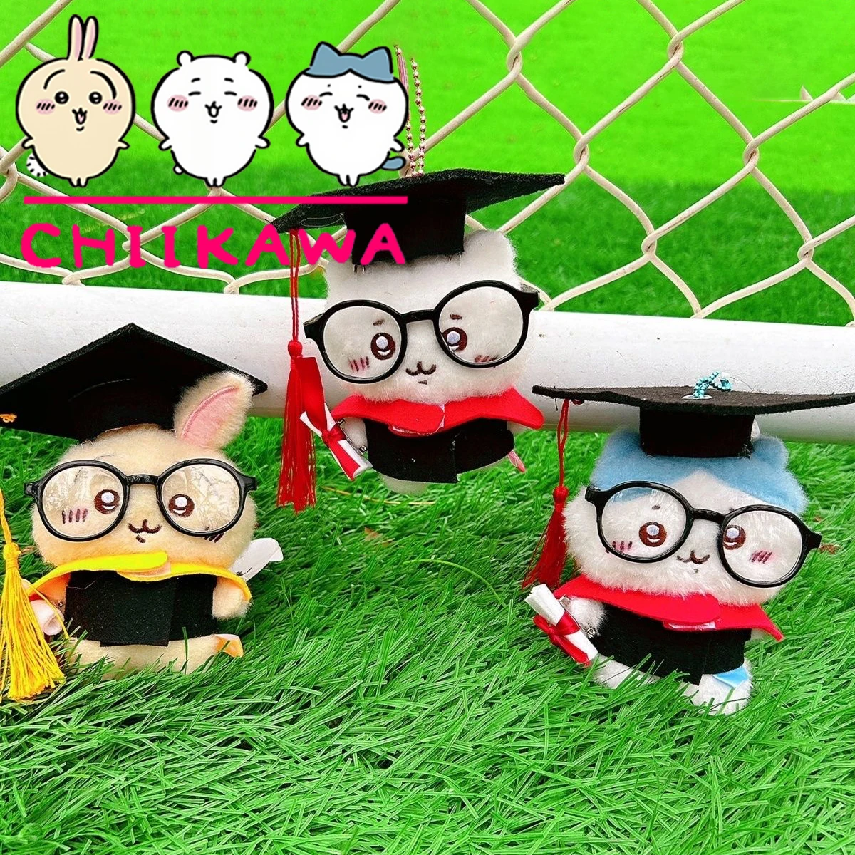 

НОВЫЙ Chiikawa выпускной сезон докторское платье серии плюшевые куклы игрушки съемные мультфильм милая сумка Usagi Hachiware подарок