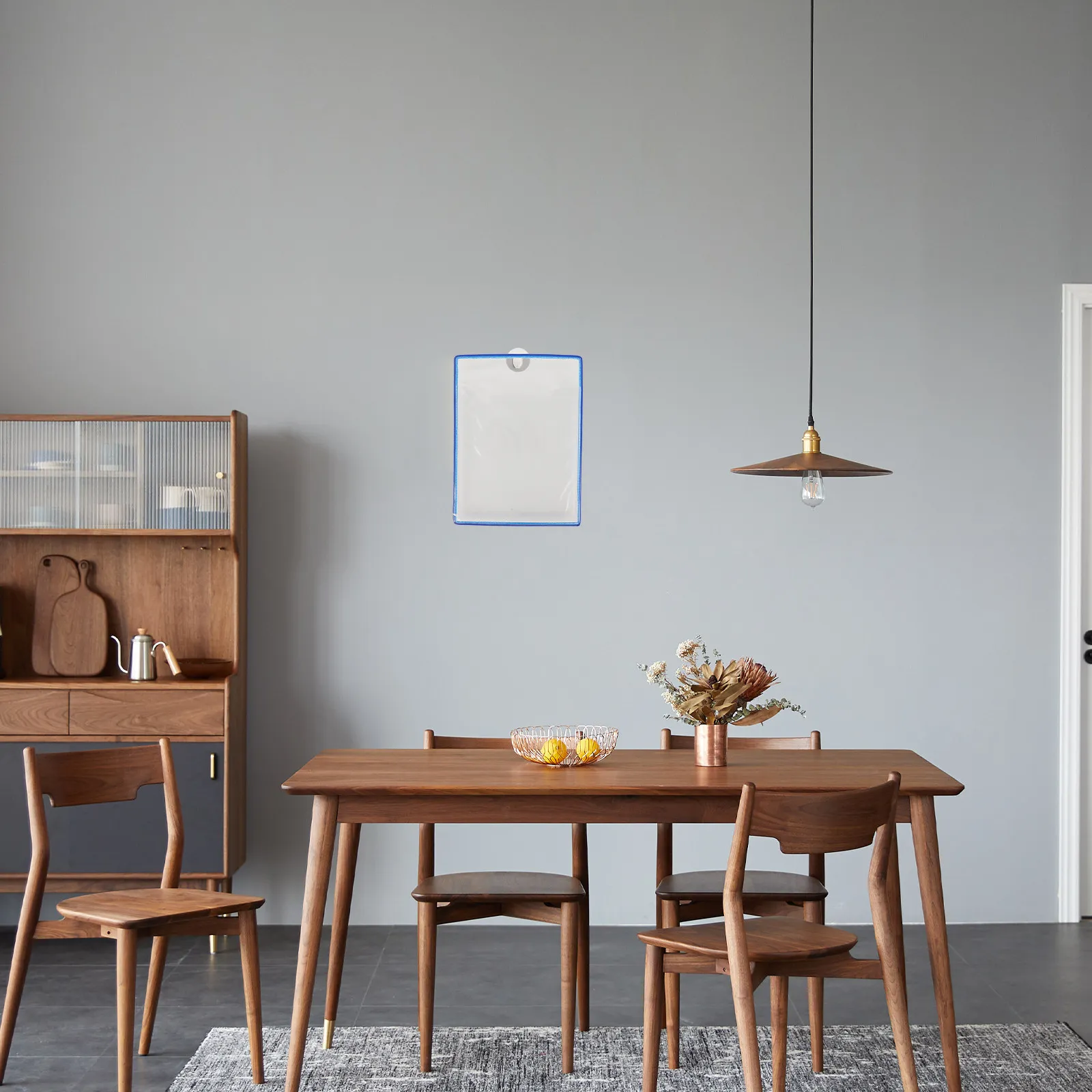 

A4 Transparent File Folder Sturdy Anti-Wear Hanging Document Storage Bag For Office Home School Wall File Organizer