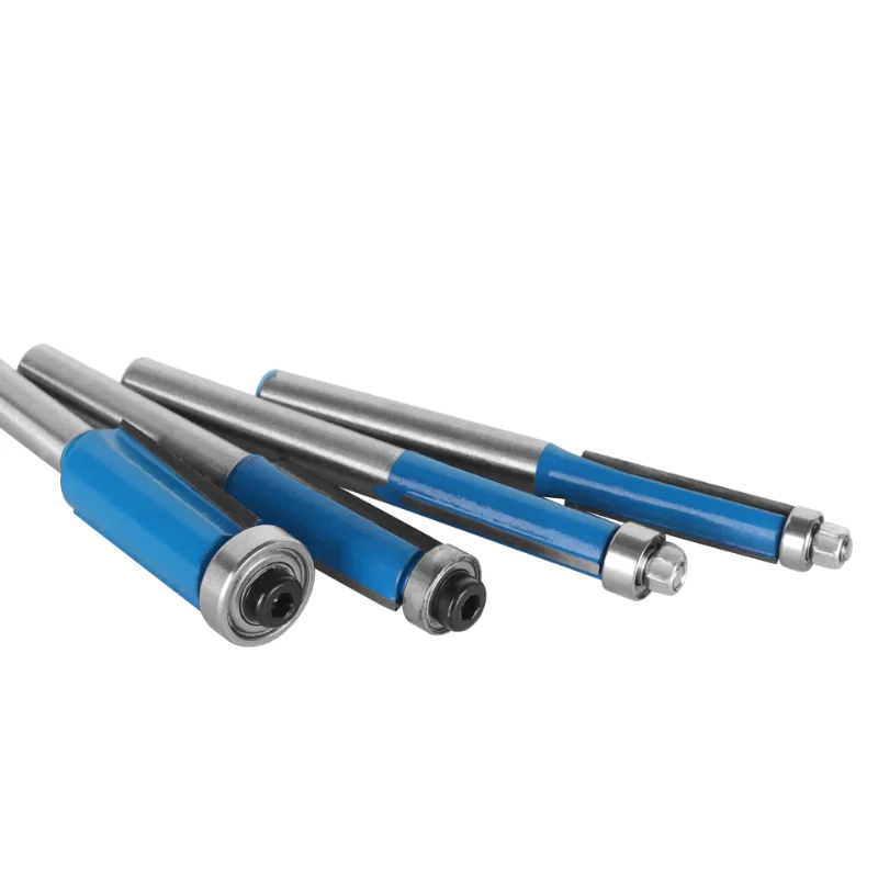 6MM 6.35MM 8MM Shank Flush Trim Bit Router Bits Milling Cutter for Woodworking Bit Face Mill Tools Carbide Cutter End Mill