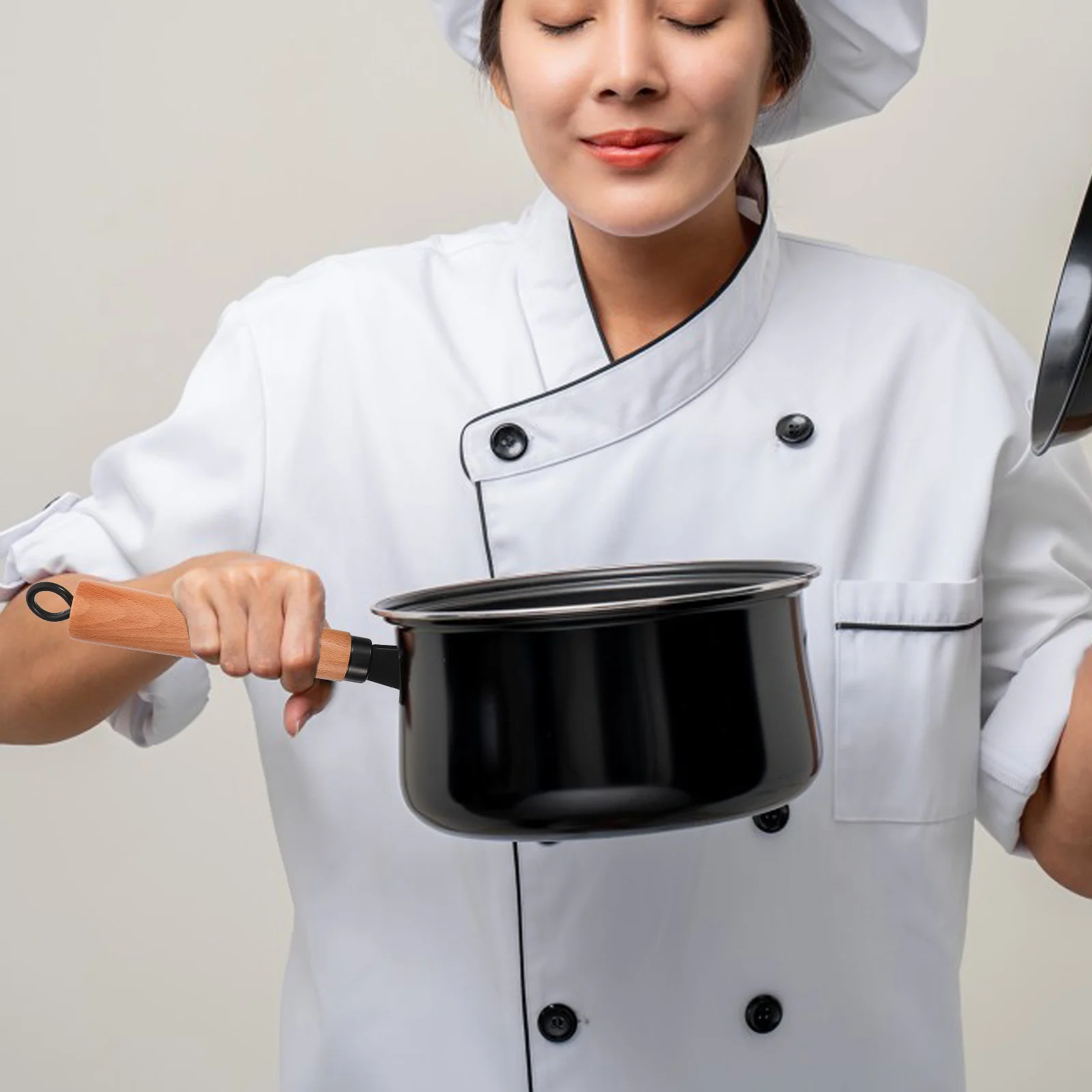 

2Pcs Pot Handles Replacement Heat-Resistant Anti-Scald Replaceable Pan Handle Frying Pan Grip Saucepan Handle Replacement