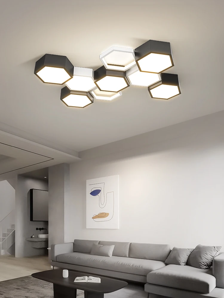 Imagem -05 - Gsplan-luzes de Teto Ultrafinas Triângulo Led Lâmpadas para Sala e Quarto Decoração Lustre de Teto Dez