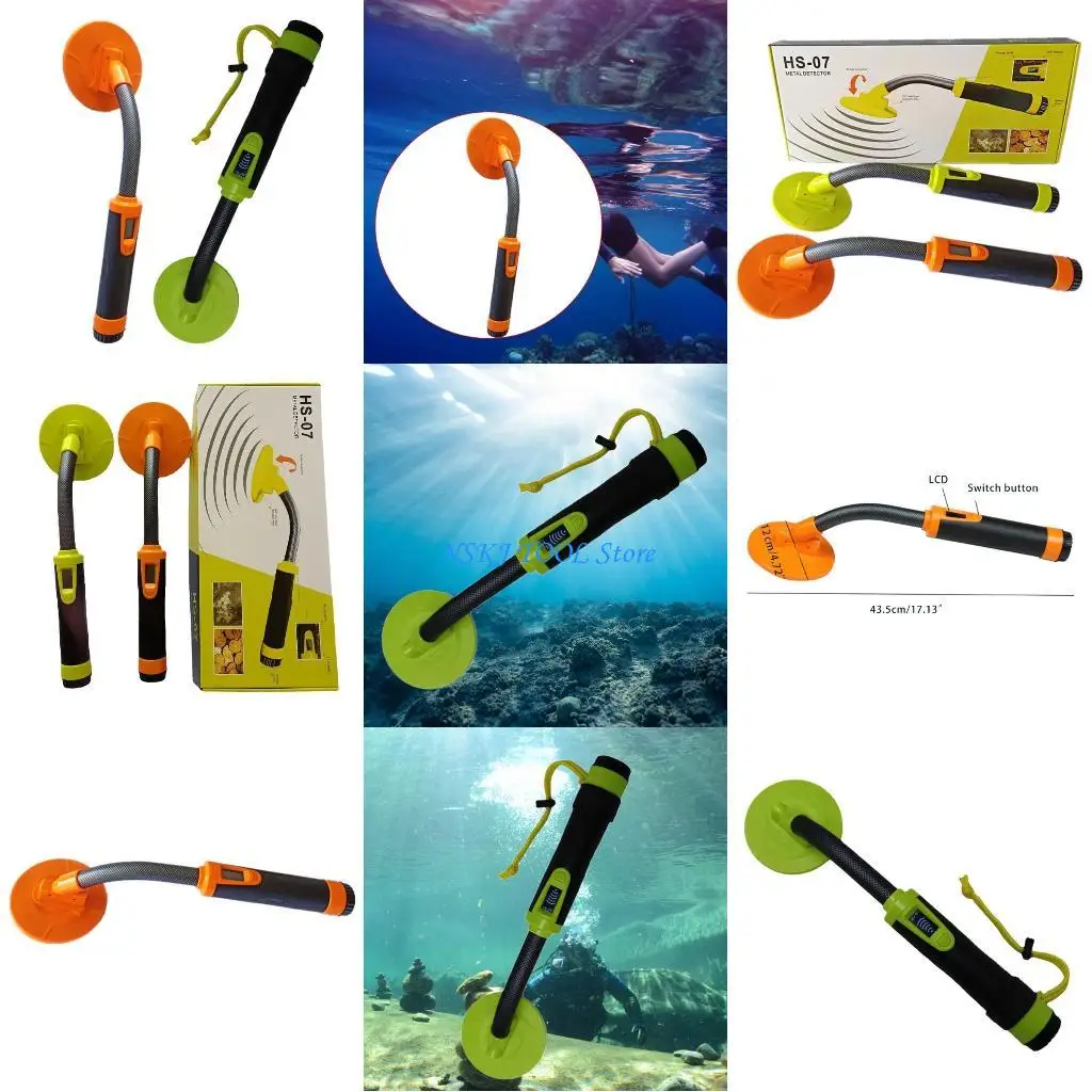 

L8RC 115 Feet Waterproof Handheld Induction Metal Finder Metal Detector