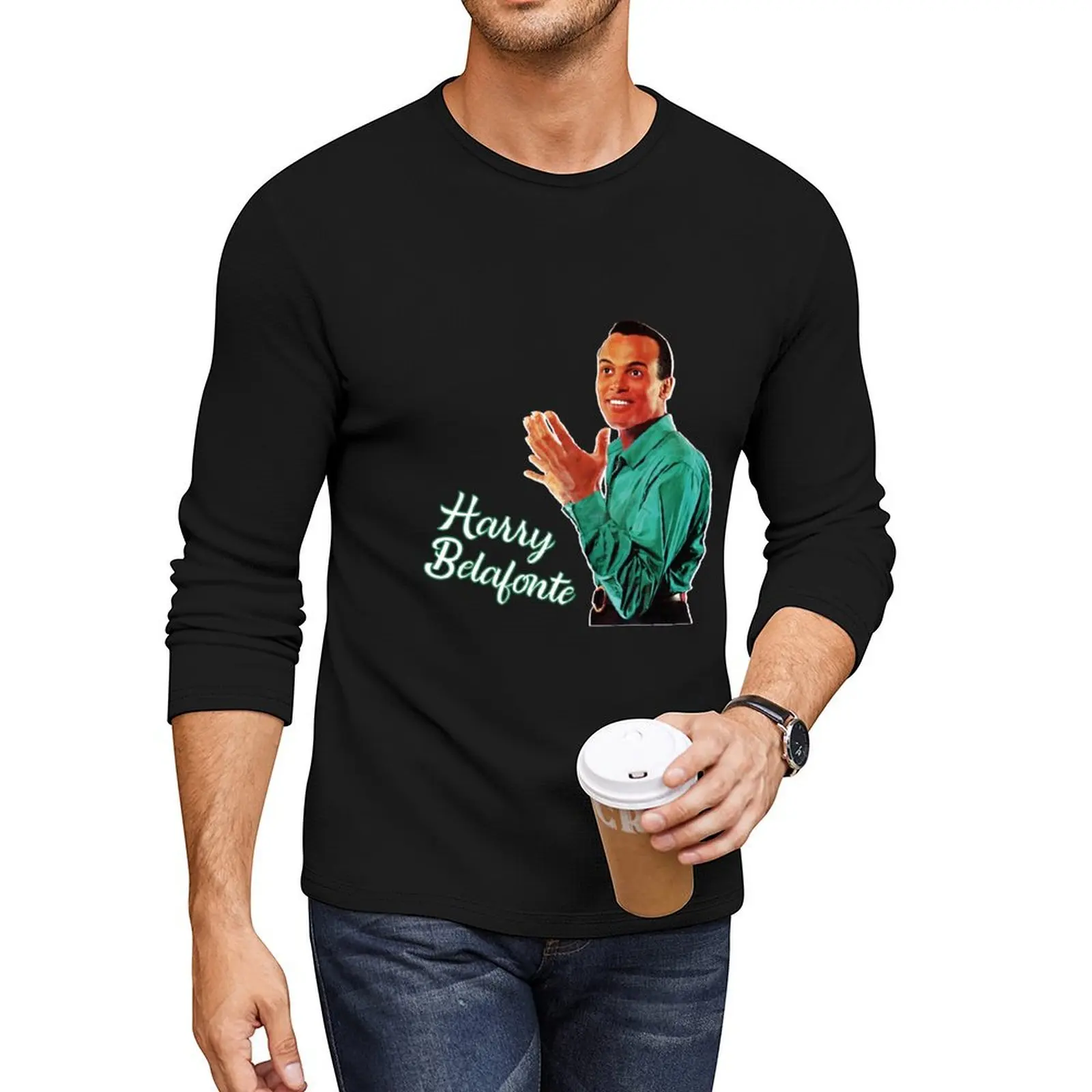 

Harry Belafonte Long T-Shirt graphic t shirts shirts graphic tees oversized t shirt quick-drying t-shirt mens vintage t shirts