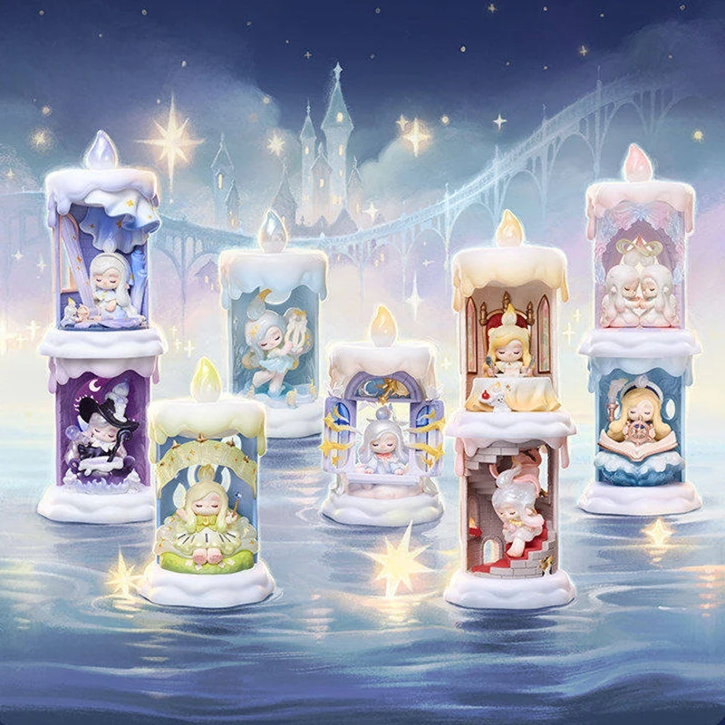 Caja Sorpresa Original POP MART CHAKA Candle Wander Series, Figura de Anime Rise and Shine, Princesa Fugitiva, Caja Misteriosa, Modelo de Adorno