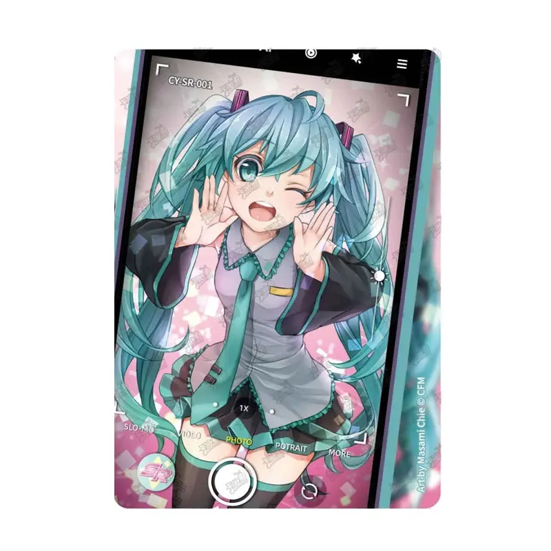 

KAYOU Hatsune Miku Series1, подлинная SR (001-024), один лист, полный набор, пакет первого прицела, симфония на день рождения, коллекционная карта аниме