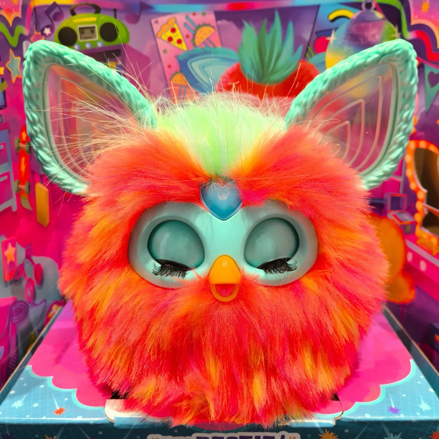 Furby Furblets figuur Galaxy kleurenserie Interactieve intelligente pluche elektronische elf Zingen Spraakgestuurd speelgoed Kinderen Geschenken