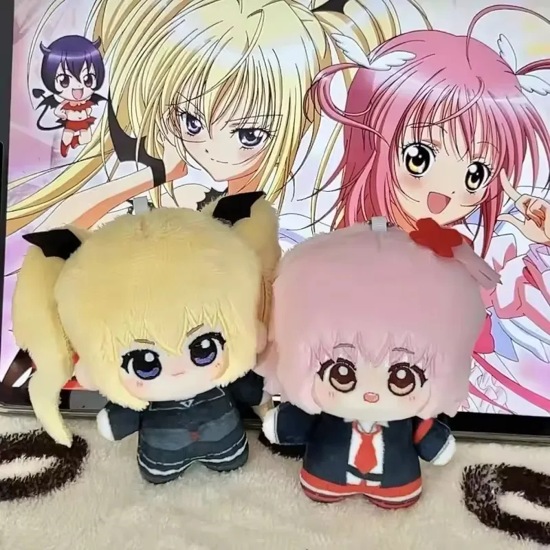 Gevulde 10 cm Anime Shugo Chara Nunu Push Doll Hinamori Amu Tsukuyomi Utau Mashiro Rima Rugzak Hanger Sleutelhanger Kid Xmas Gifts
