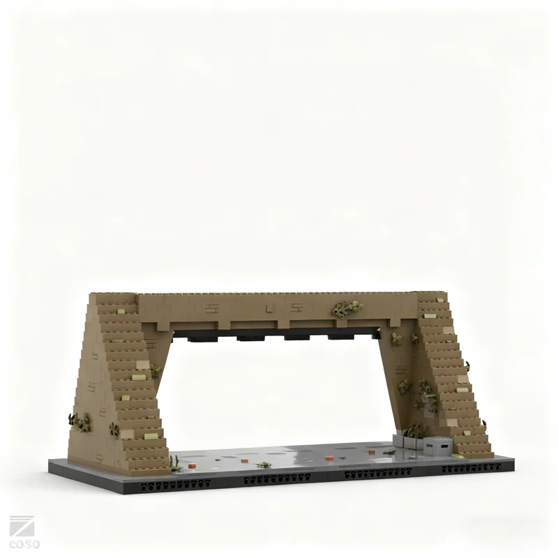 902ピース MOC ヤビン4 ハンガーゲート スターバトルモデル 組み立ておもちゃ クリスマスギフト ブロック 建築 DIY クリエイティブアイデア