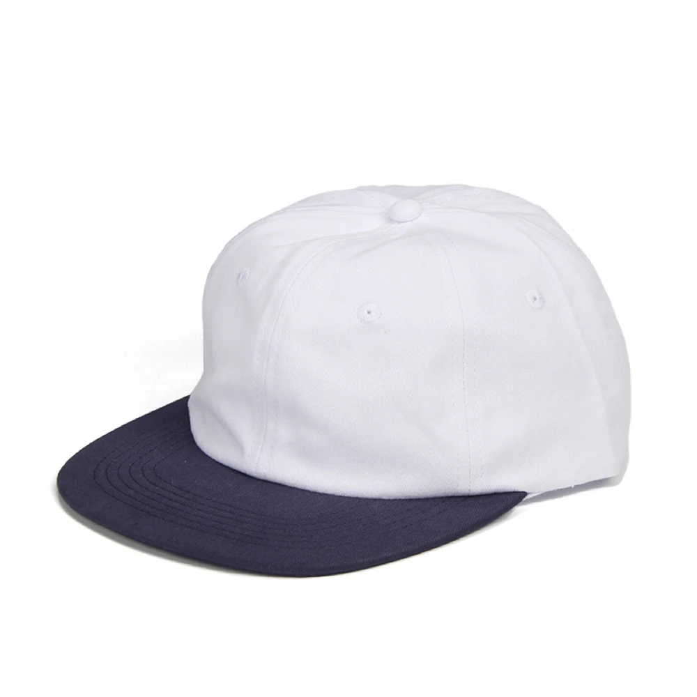 

Soft Cotton 6-Panel Cap for Men Women Lower Profile Fit Baseball Cap Unstructured Flat Visor Adjustable Snapback Summer Hat