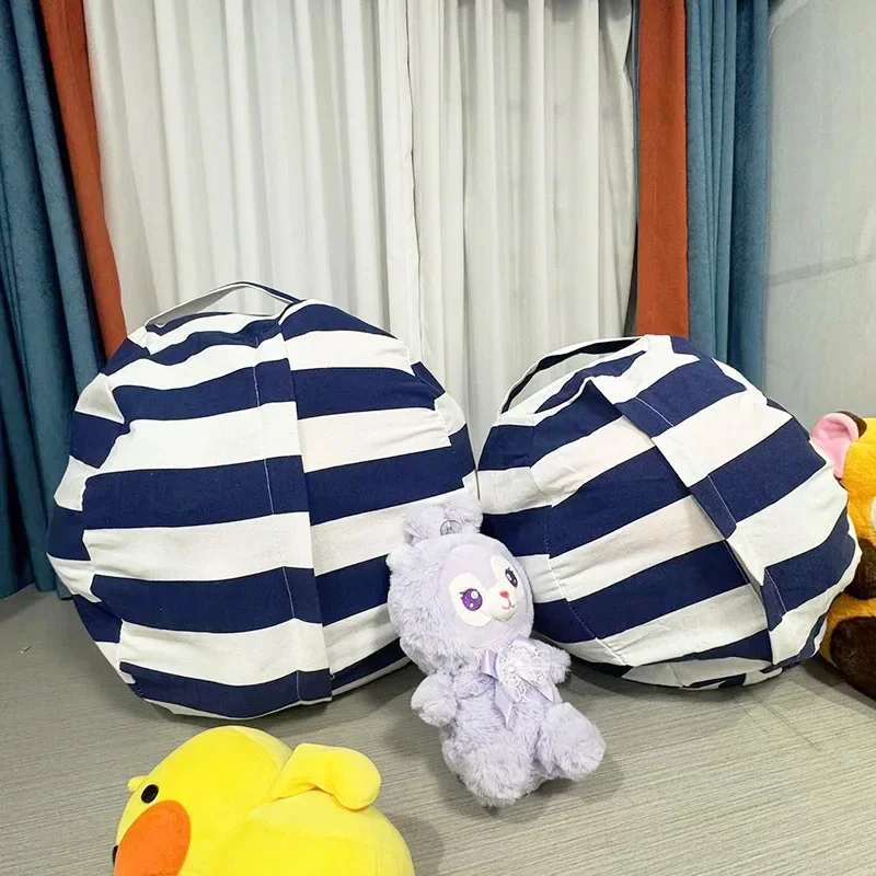 Children\'s Plush Toy Storage Beanbag Set Comfortable Lazy Sofa Beanbag Storage Stuffed Chair Children\'s Toy Zipper